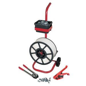 STRAPPING KIT WITH MOBILE DISPENSER